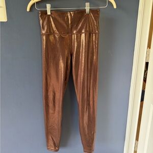 Athleta Ultra High Rise Elation Tight - Toasted Brown Shine